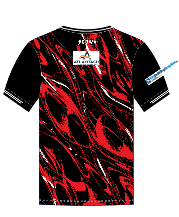 St Nathys LGFA Training Jersey - Black Red
