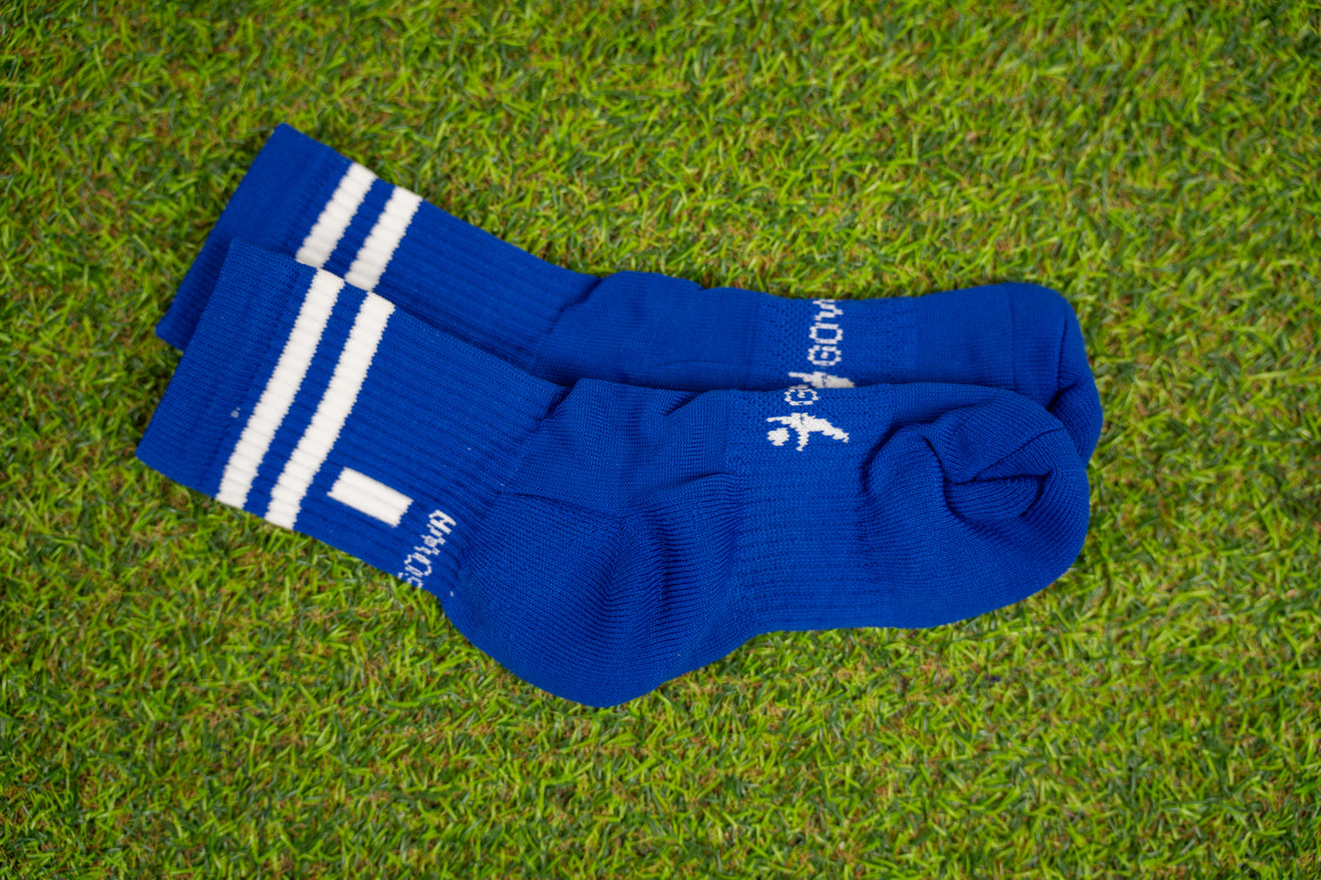 Blue/White Midi Socks