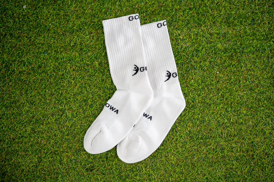 White Midi Socks