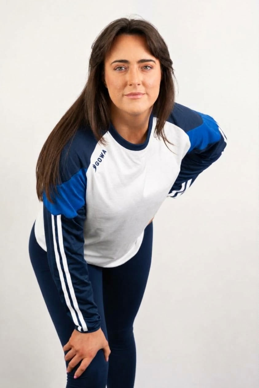 St Dominics lightweight Crewneck Blue
