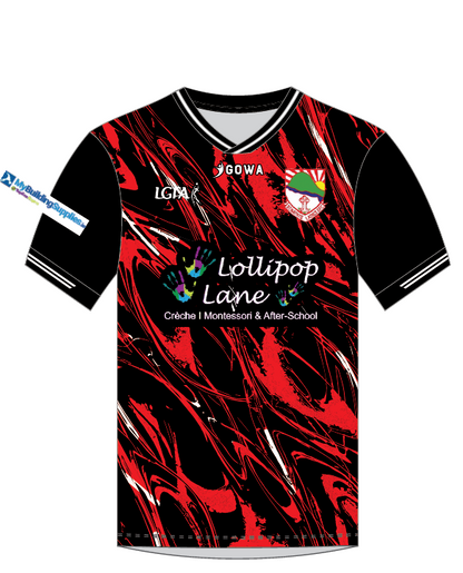 St Nathys LGFA Training Jersey - Black Red