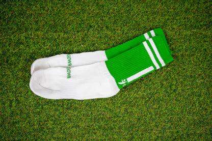 Green/White Sock