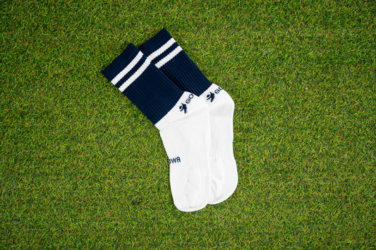 Navy/White Midi Socks