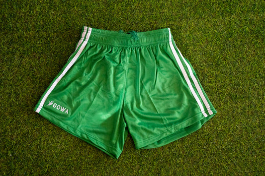 Green / White shorts