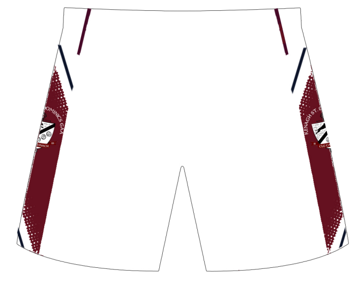 Kenagh / St Dominic's GAA Playing Shorts - White