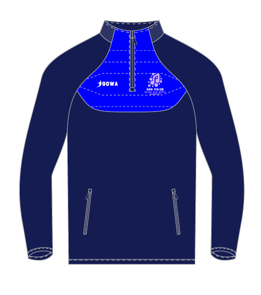 One Voice Hybrid zip top- Kids