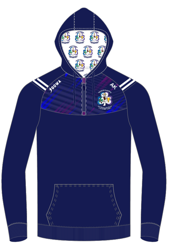 St. Dominic's Crested hooded zip - Mens
