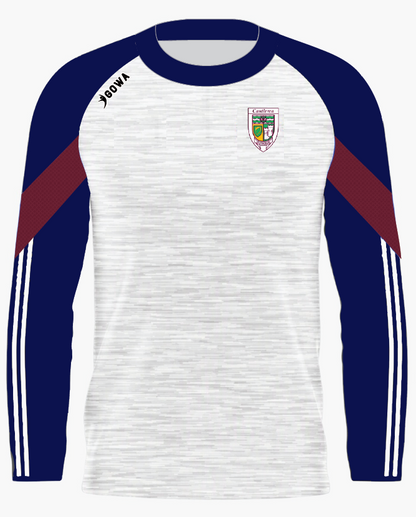 Castlerea St Kevins White Melange Crew