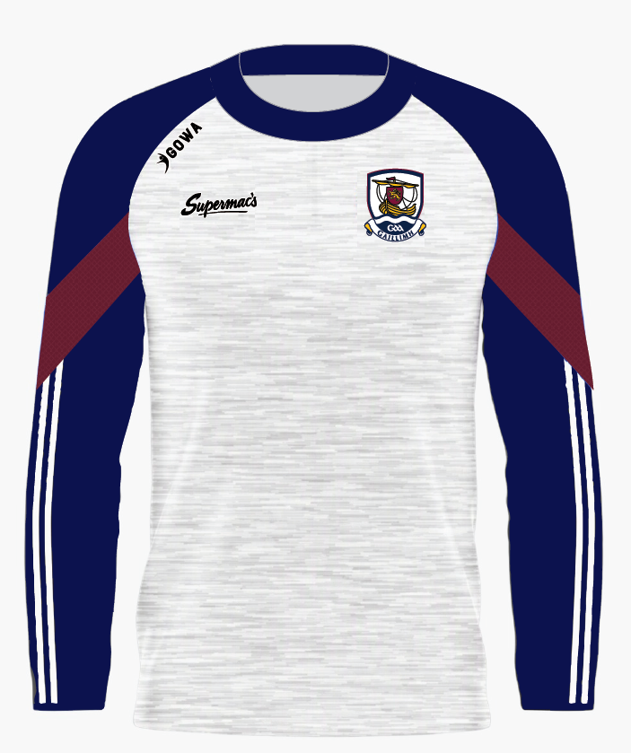 Galway LGFA White Melange Crew neck
